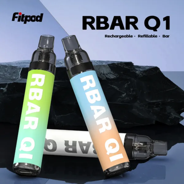 Fitpod RBAR Q1 手感漆面 一次性電子煙，支持重複注油的小型電子煙。