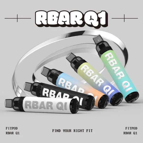 Fitpod RBAR Q1 手感漆面 一次性電子煙，支持重複注油的小型電子煙。
