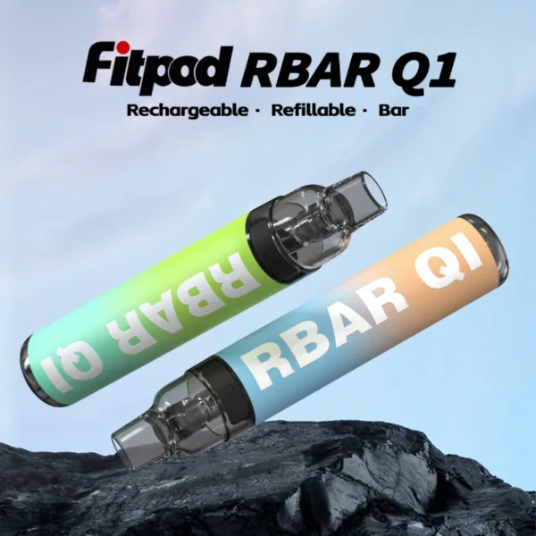 Fitpod RBAR Q1 手感漆面 一次性電子煙，支持重複注油的小型電子煙。